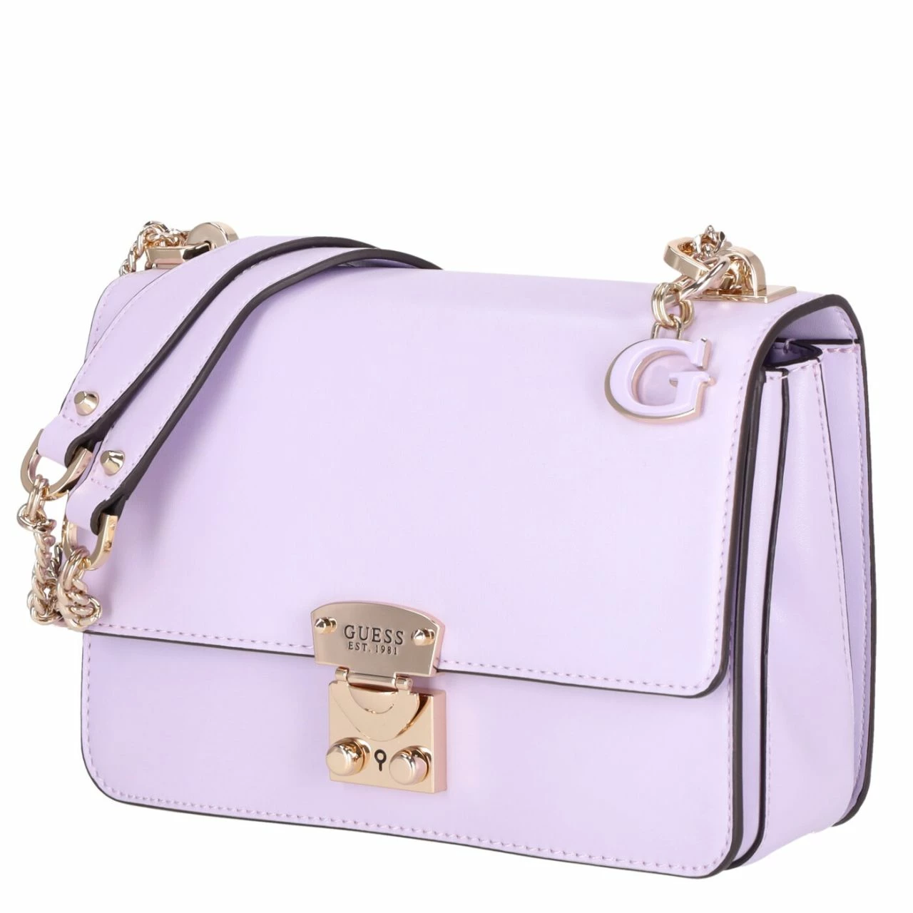 Guess Umhängetasche Eliette Logo Convertible XBody Flap Lavender 8 Guess Umhängetasche Eliette Logo Convertible XBody Flap Lavender – Bild 6