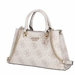 Guess Kurzgriff Tasche Eliette Logo Girlfriend Satchel Dove Logo -Aufbewahrungstasche Geschäft 0 0665f8c7f74a623 1280x1280