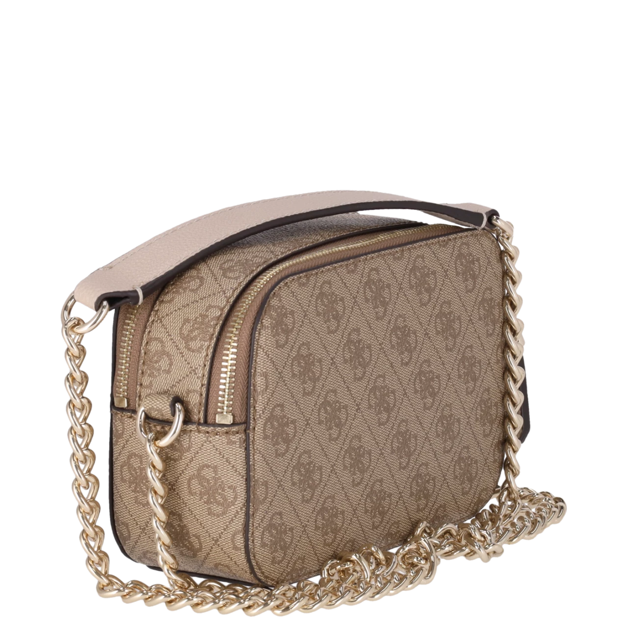 Guess Umhängetasche Noelle Crossbody Camerabag Latte Logo 9 Guess Umhängetasche Noelle Crossbody Camerabag Latte Logo – Bild 7