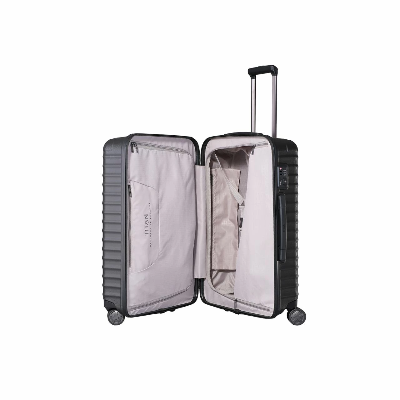 Titan Reisetrolley Litron 4W M 69cm Black 9 Titan Reisetrolley Litron 4W M 69cm Black – Bild 7