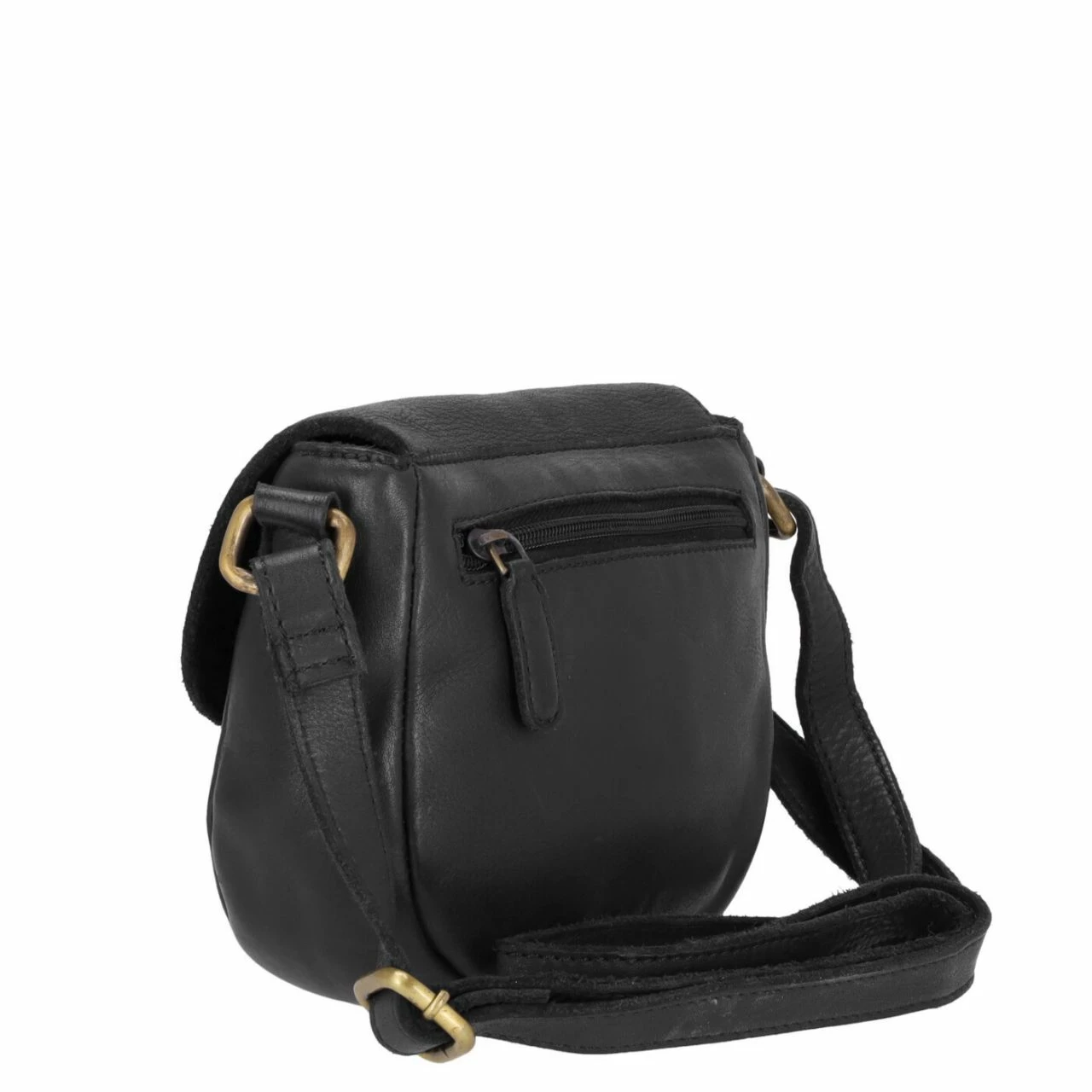 Sattlers & Co. Umhängetasche The Suave Safir Cross Flap Black 9 Sattlers & Co. Umhängetasche The Suave Safir Cross Flap Black – Bild 7