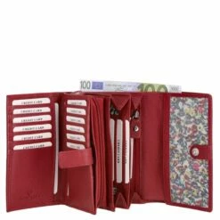 KENORADA Hochkantbörse Damen Jenissei Long Flap Wallet Rot -Aufbewahrungstasche Geschäft 0 076441bd8ab9317 1280x1280