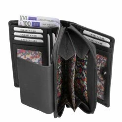 KENORADA Hochkantbörse Damen Mekong Flap Wallet L Schwarz -Aufbewahrungstasche Geschäft 0 076459731ddb0e1 1280x1280