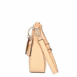 Guess Beuteltasche Noelle Top Zip Shoulder Bag Apricot Cream -Aufbewahrungstasche Geschäft 0 07646e89263444e 1280x1280