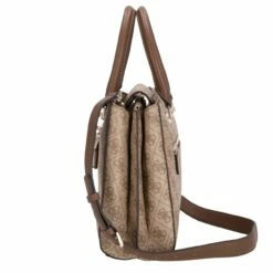 Guess Kurzgriff Tasche Noelle Girlfriend Satchel Latte Logo/brown -Aufbewahrungstasche Geschäft 0 0765120a4fc6929 1280x1280