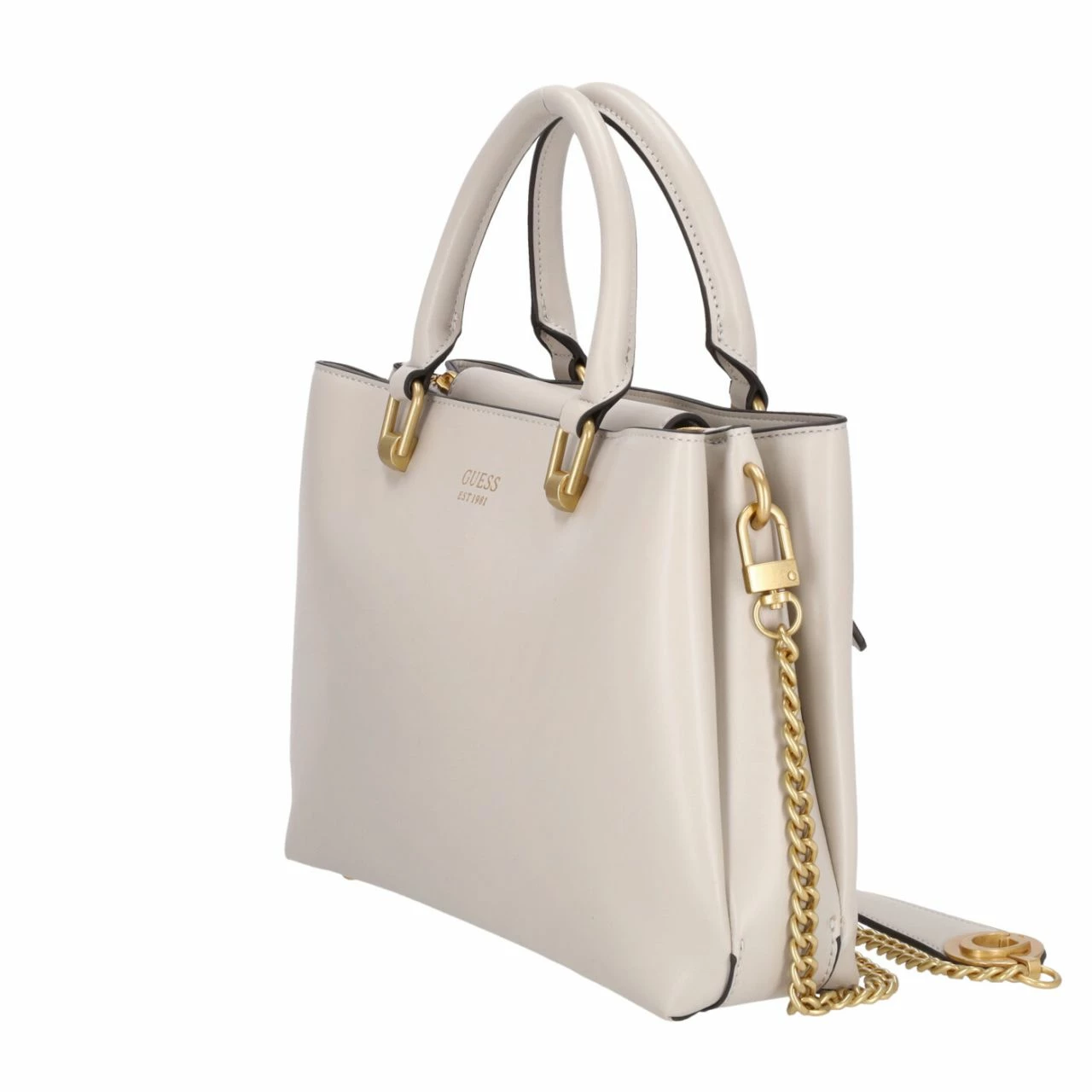 Guess Kurzgriff Tasche Masie Girlfriend Satchel Stone 9 Guess Kurzgriff Tasche Masie Girlfriend Satchel Stone – Bild 7