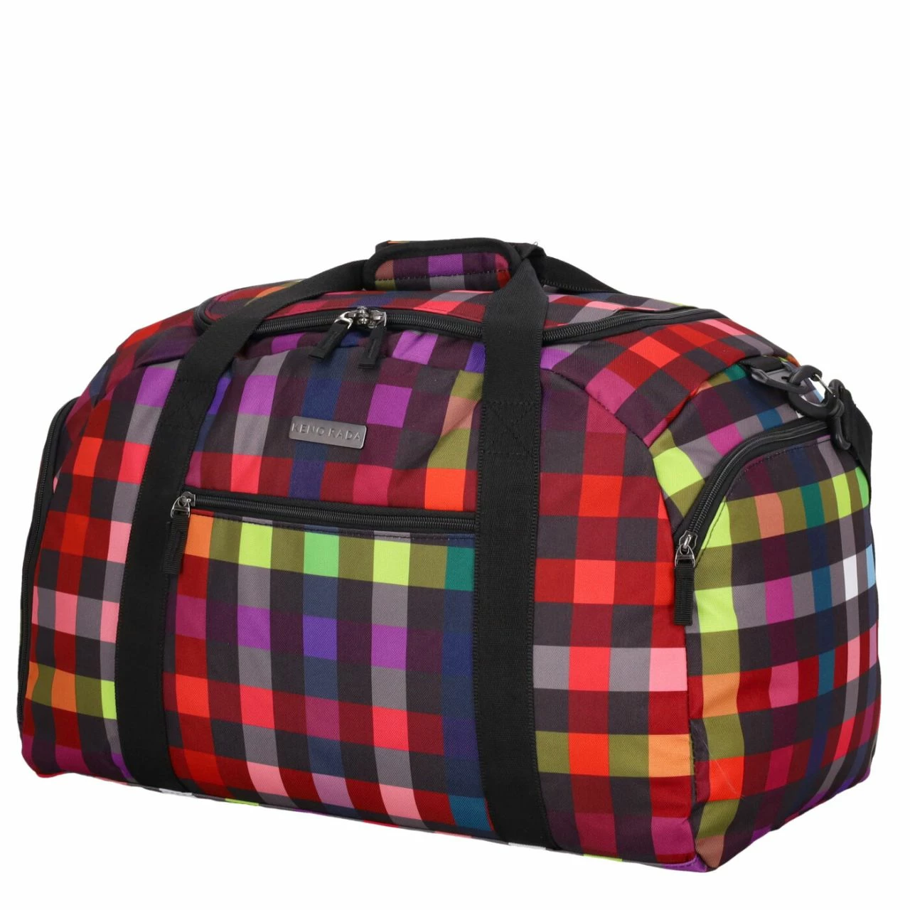 KENORADA Reisetasche SoftLITE Duffle M 31l Multicolorcheck 9 KENORADA Reisetasche SoftLITE Duffle M 31l Multicolorcheck – Bild 7