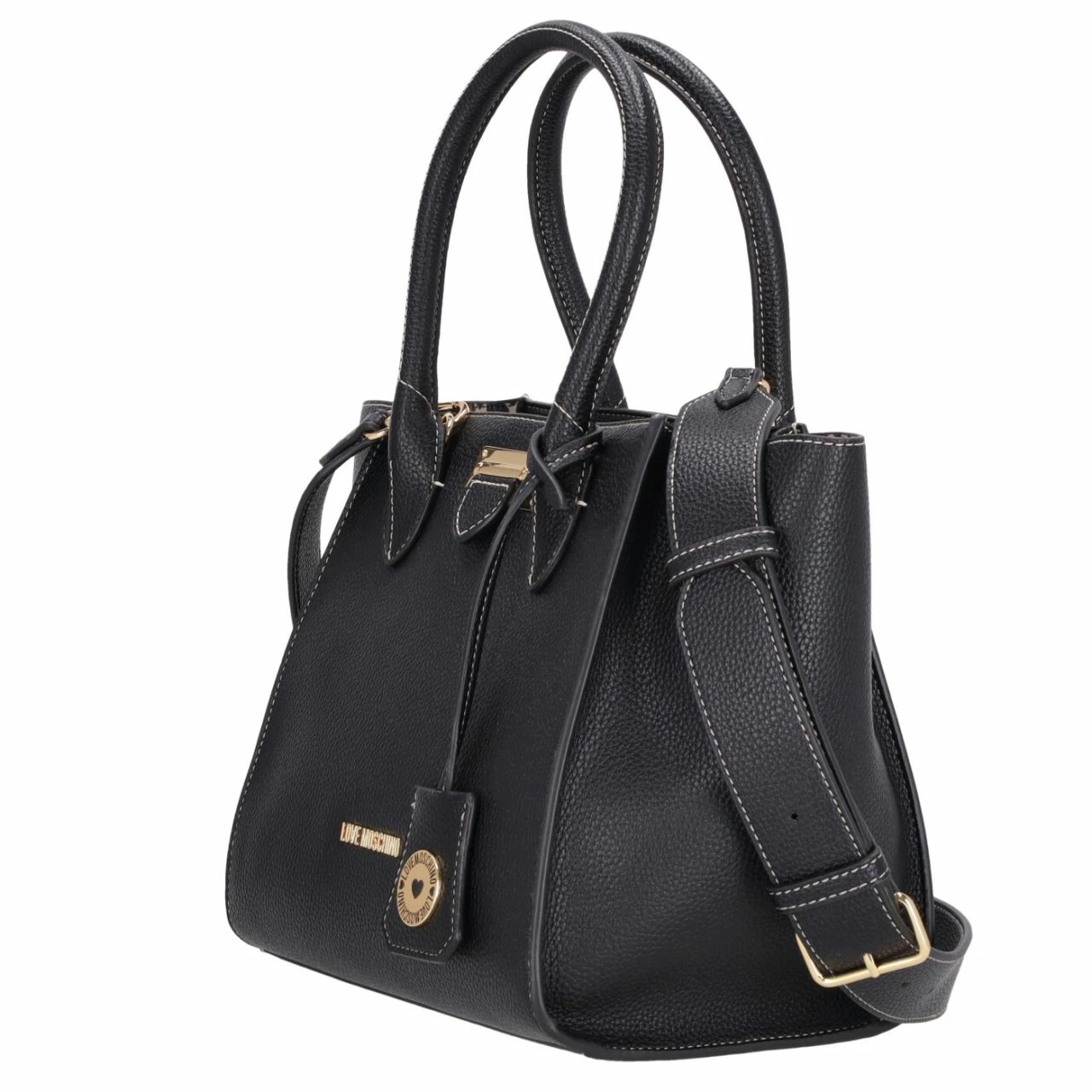 Love Moschino Kurzgriff Tasche Borsa JC4109 Nero 9 Love Moschino Kurzgriff Tasche Borsa JC4109 Nero – Bild 7