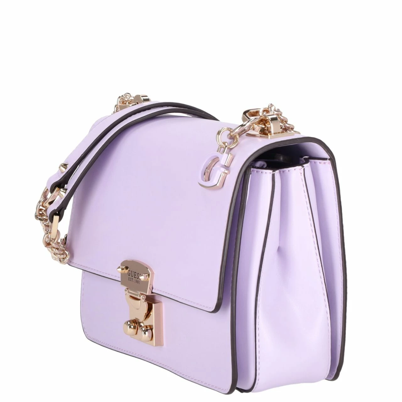 Guess Umhängetasche Eliette Logo Convertible XBody Flap Lavender 9 Guess Umhängetasche Eliette Logo Convertible XBody Flap Lavender – Bild 7