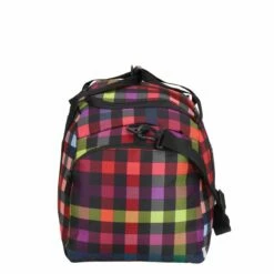 KENORADA Reisetasche Rainbow Duffle M 40l Muticolorcheck KR -Aufbewahrungstasche Geschäft 0 07 neu 3264794eb0e7275 1280x1280