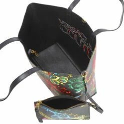 Versace Jeans Couture Shopper Range Z Reversible Sketch Schw./ Geblümt -Aufbewahrungstasche Geschäft 0 08621579cec4e05 1280x1280