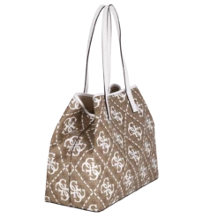 Guess Shopper Vikky Large Tote Latte Logo White -Aufbewahrungstasche Geschäft 0 08640bb717684cd 1280x1280