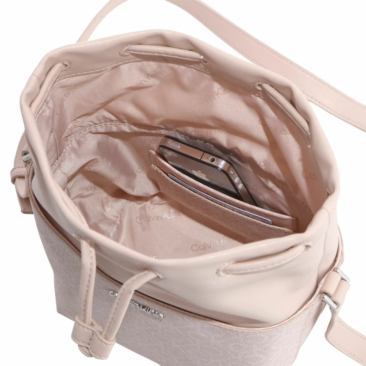 Calvin Klein Beuteltasche Bucket Bag SM Mono Sand Mono 10 Calvin Klein Beuteltasche Bucket Bag SM Mono Sand Mono – Bild 8