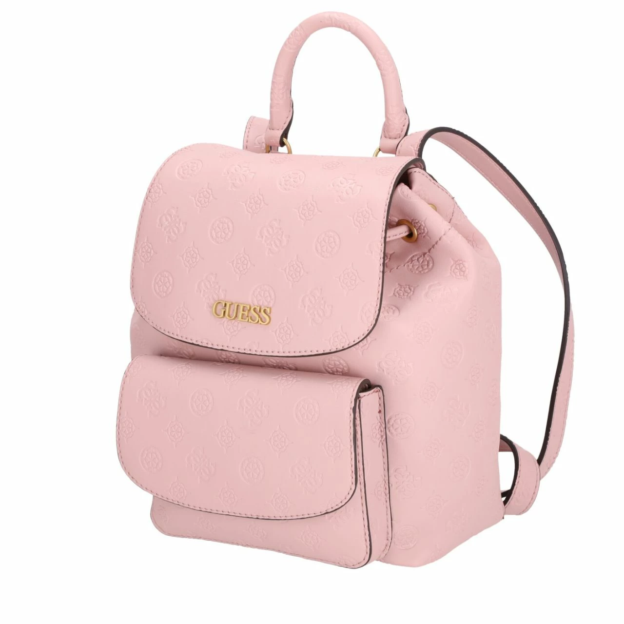 Guess Damenrucksack Geva Flap Backpack Rose Logo 10 Guess Damenrucksack Geva Flap Backpack Rose Logo – Bild 8