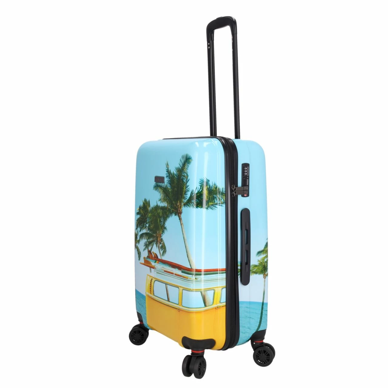 KENORADA Reisetrolley Plumeria 4W M 66cm Bus 10 KENORADA Reisetrolley Plumeria 4W M 66cm Bus – Bild 8