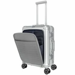 Travelite Reisetrolley Next S+ 55cm Silber -Aufbewahrungstasche Geschäft 0 08653896c5327c8 1280x1280