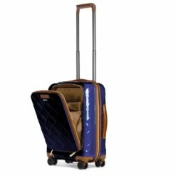 STRATIC Reisetrolley Leather & More S Mit Vortasche 55cm Blue -Aufbewahrungstasche Geschäft 0 08656e5a85410b8 1280x1280