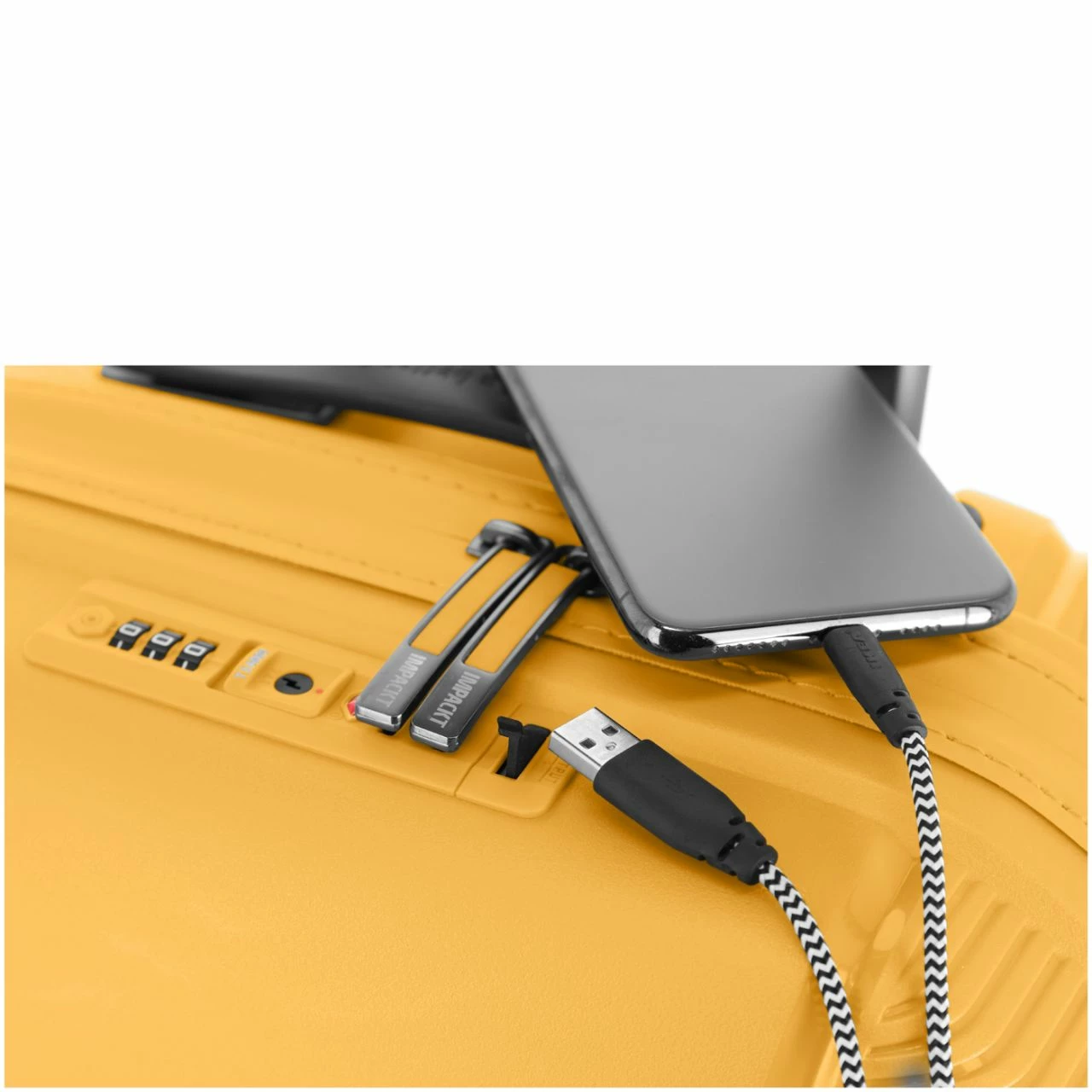 IMPACKT Reisetrolley IP1 4w S 55cm Sunset Yellow 10 IMPACKT Reisetrolley IP1 4w S 55cm Sunset Yellow – Bild 8