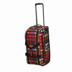 KENORADA Reisetasche Mit Rollen SoftLITE Duffle Wheel Multicolorcheck -Aufbewahrungstasche Geschäft 0 08657a3a6dd97b5 1280x1280