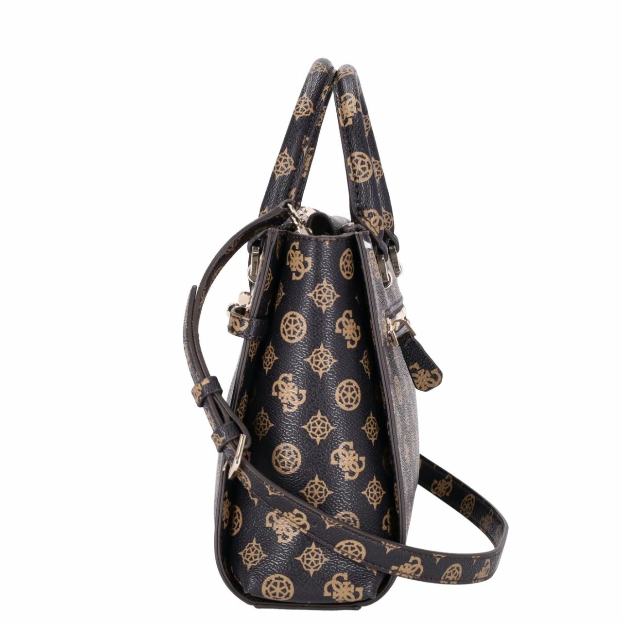 Guess Kurzgriff Tasche Loralee Status Satchel Moccalogo 10 Guess Kurzgriff Tasche Loralee Status Satchel Moccalogo – Bild 8