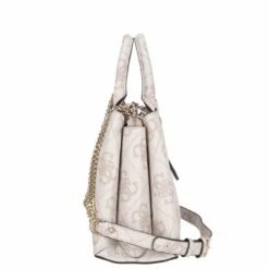 Guess Kurzgriff Tasche Eliette Logo Girlfriend Satchel Dove Logo -Aufbewahrungstasche Geschäft 0 0865f8c7fbf1e08 1280x1280