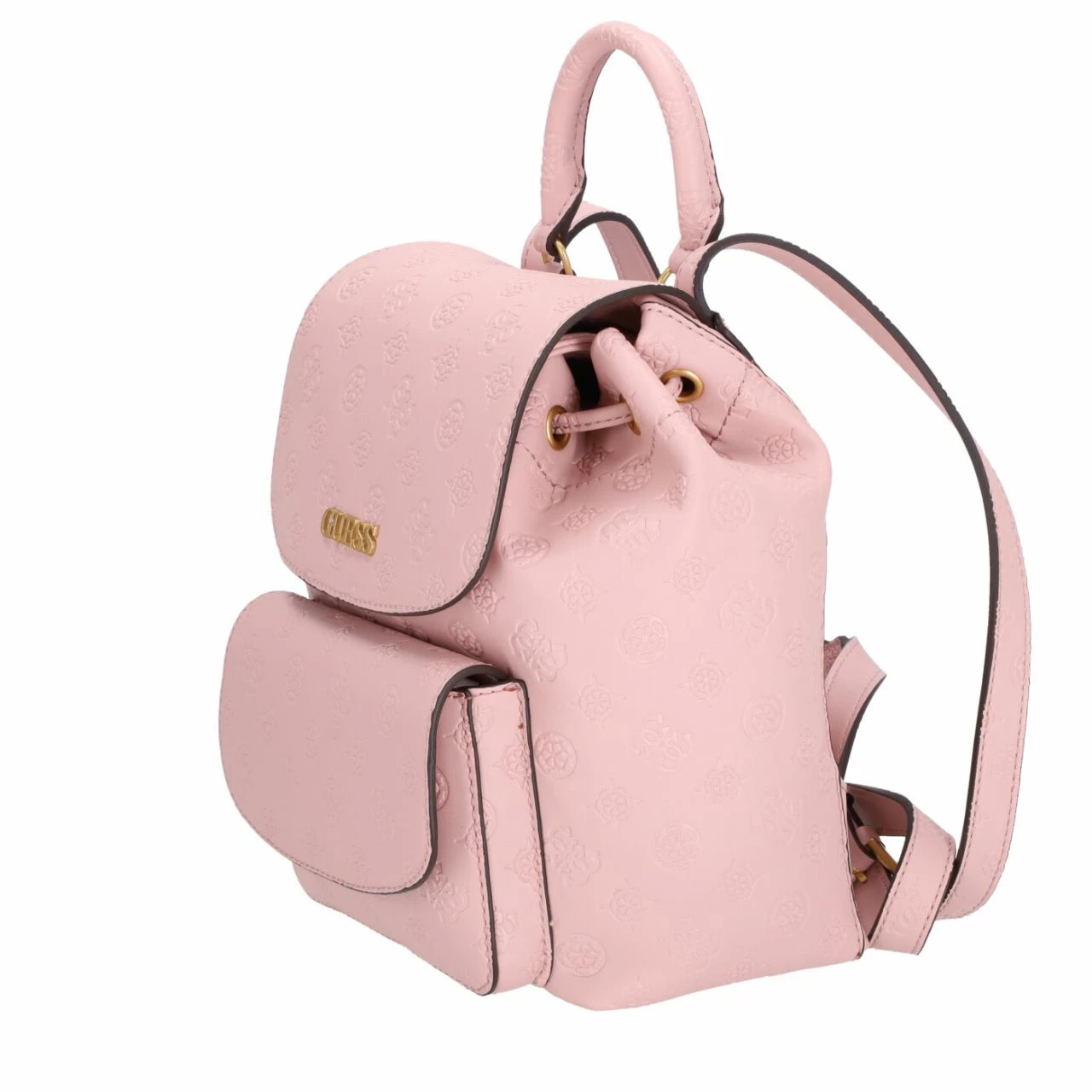 Guess Damenrucksack Geva Flap Backpack Rose Logo 11 Guess Damenrucksack Geva Flap Backpack Rose Logo – Bild 9