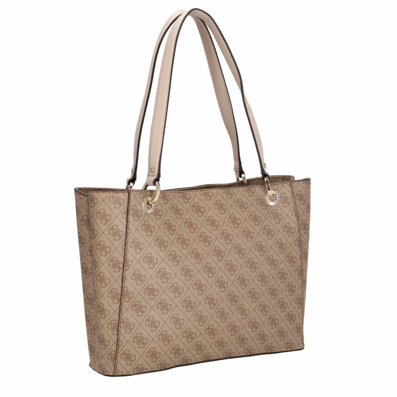 Guess Shopper Noelle Noel Tote Latte Logo 11 Guess Shopper Noelle Noel Tote Latte Logo – Bild 9