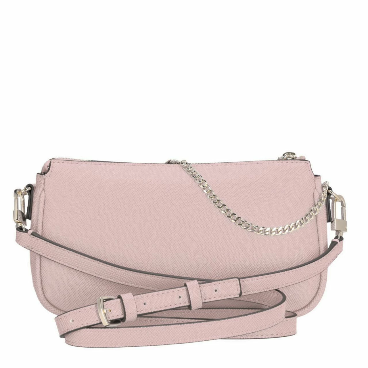 Guess Umhängetasche Noelle DBL Pouch Crossbody Rosewood 11 Guess Umhängetasche Noelle DBL Pouch Crossbody Rosewood – Bild 9