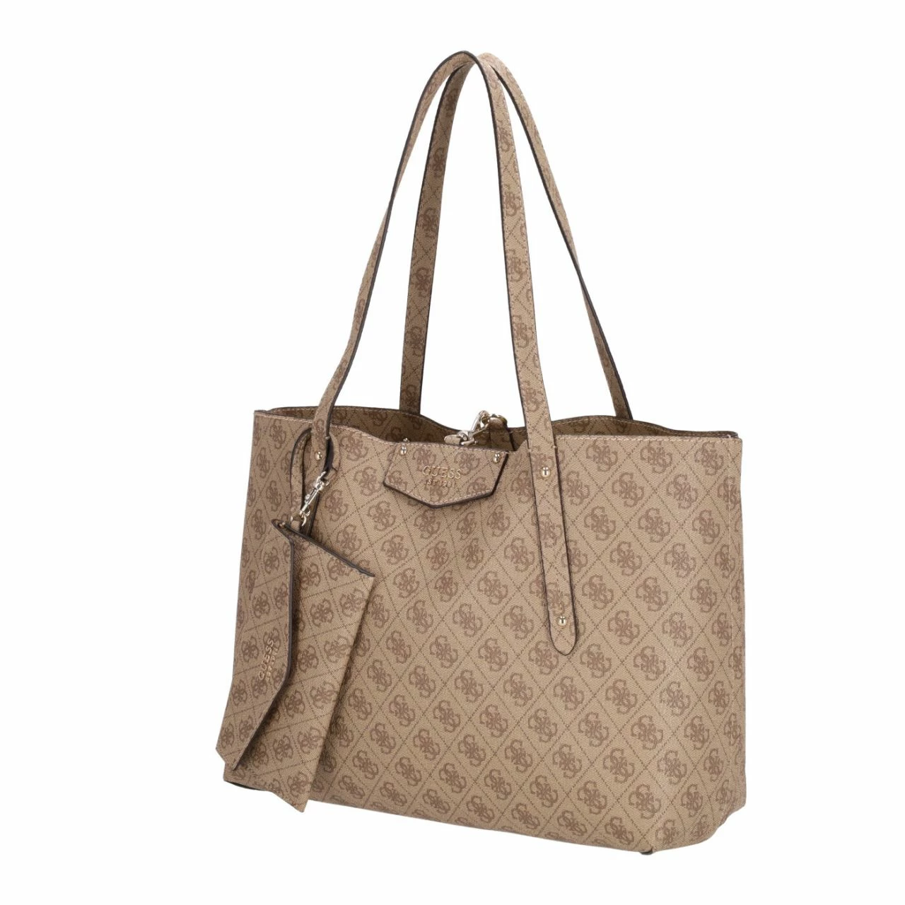 Guess Shopper Eco Brenton Tote Latte Logo 11 Guess Shopper Eco Brenton Tote Latte Logo – Bild 9