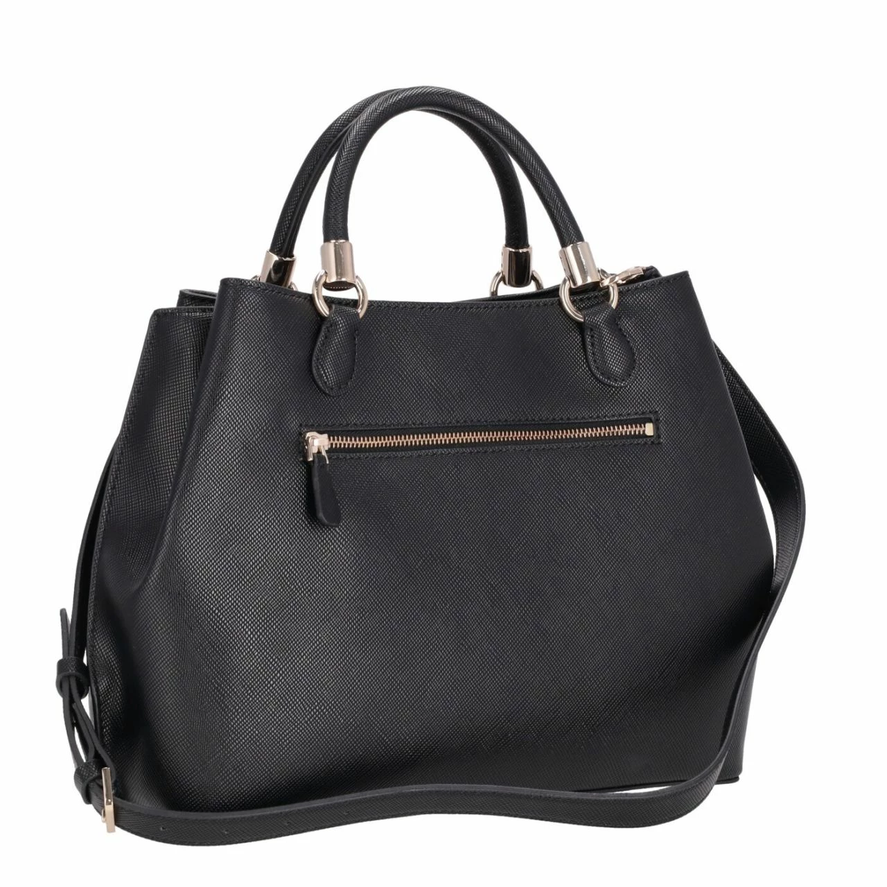 Guess Kurzgriff Tasche Gizele Girlfriend Carryall Black 11 Guess Kurzgriff Tasche Gizele Girlfriend Carryall Black – Bild 9
