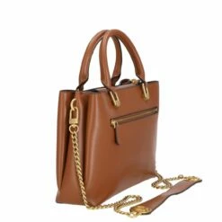 Guess Kurzgriff Tasche Masie Girlfriend Satchel Cognac -Aufbewahrungstasche Geschäft 0 09656674bde58eb 1280x1280