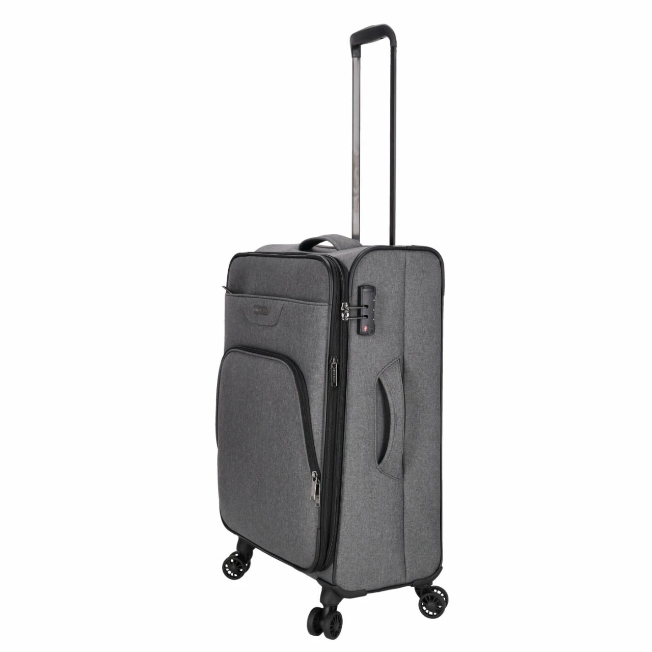 KENORADA Reisetrolley SoftLITE 4w M 67 Cm Grau Melange Anthrazit 11 KENORADA Reisetrolley SoftLITE 4w M 67 Cm Grau Melange Anthrazit – Bild 9
