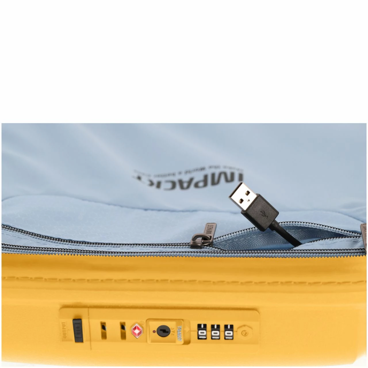 IMPACKT Reisetrolley IP1 4w S 55cm Sunset Yellow 11 IMPACKT Reisetrolley IP1 4w S 55cm Sunset Yellow – Bild 9