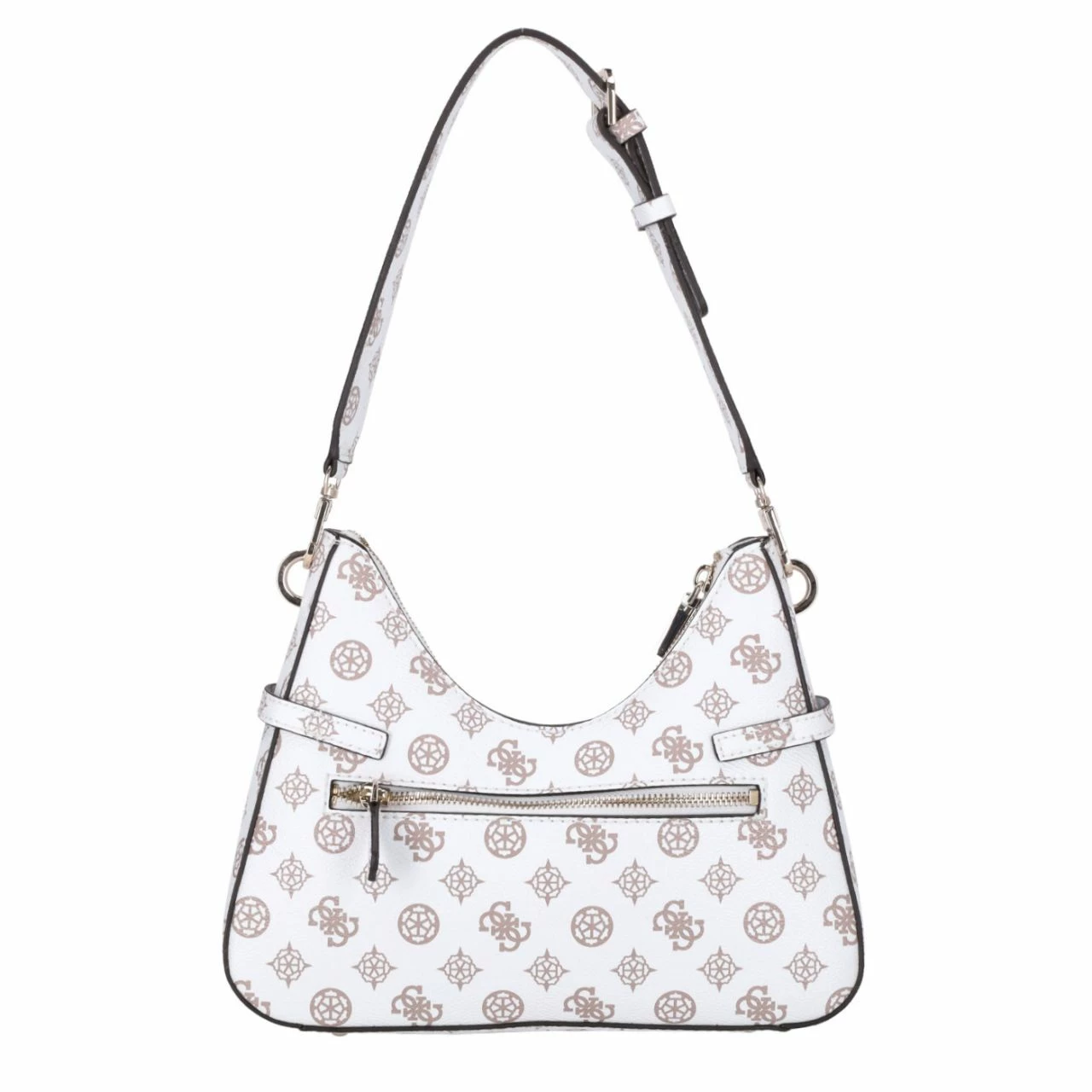 Guess Beuteltasche Loralee Hobo White Logo 11 Guess Beuteltasche Loralee Hobo White Logo – Bild 9