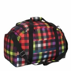 KENORADA Reisetasche Rainbow Duffle M 40l Muticolorcheck KR -Aufbewahrungstasche Geschäft 0 09 neu 3264794eb647963 1280x1280
