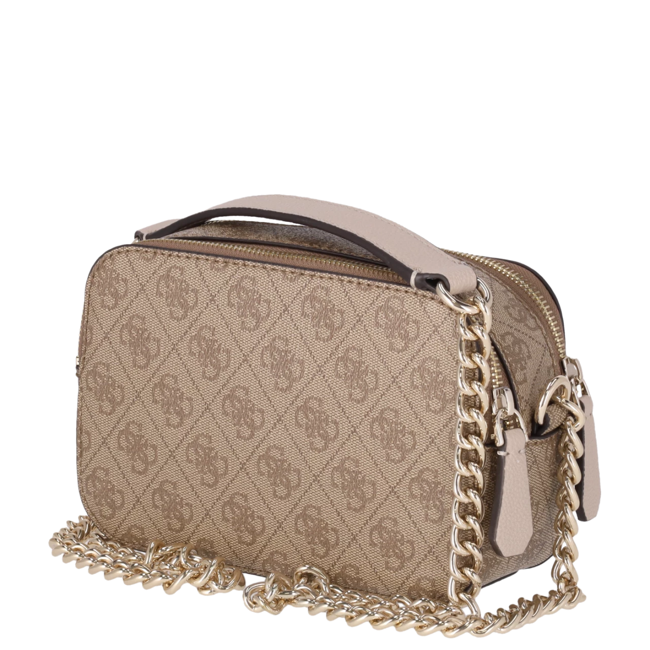 Guess Umhängetasche Noelle Crossbody Camerabag Latte Logo 12 Guess Umhängetasche Noelle Crossbody Camerabag Latte Logo – Bild 10