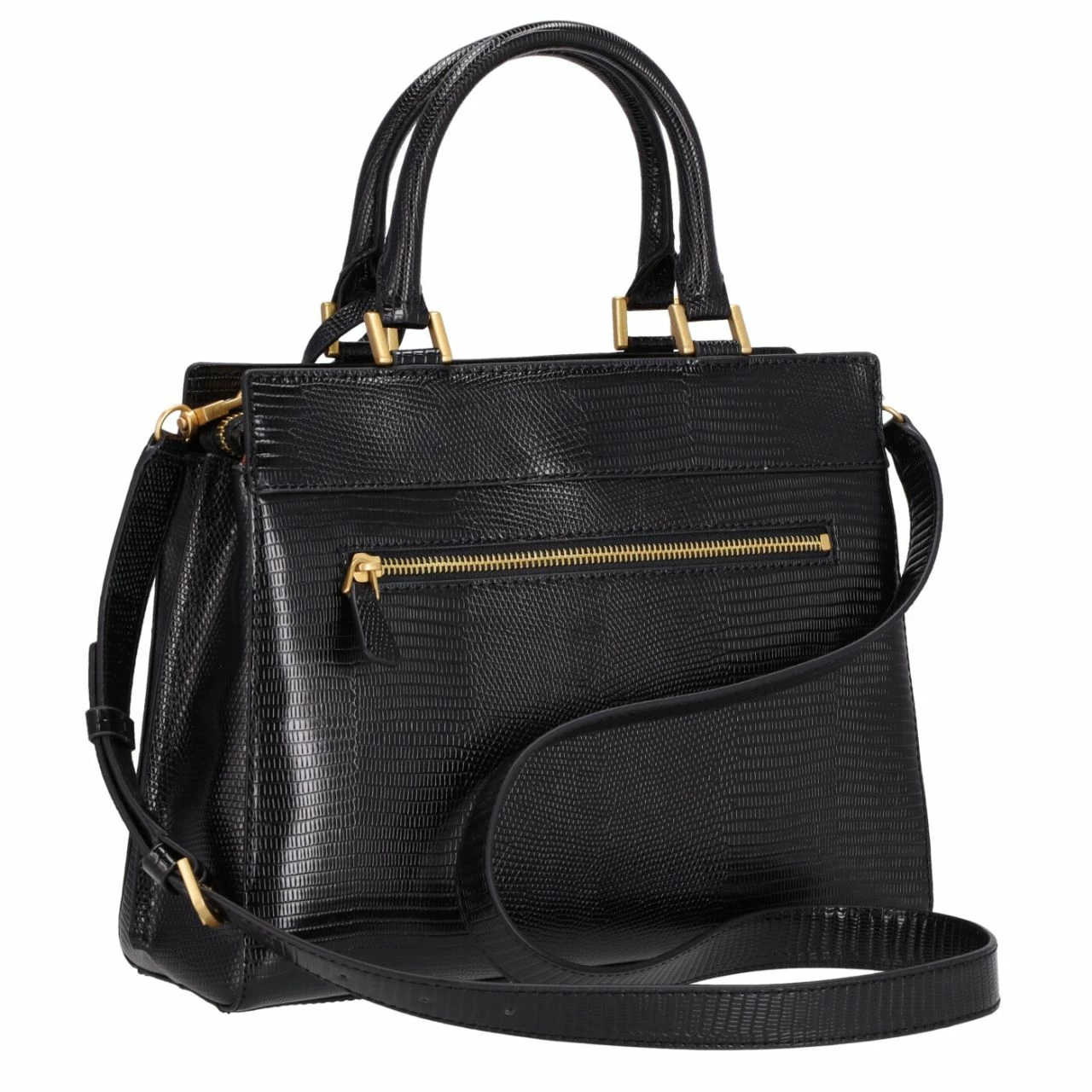 Guess Kurzgriff Tasche Katey Luxury Satchel Black 12 Guess Kurzgriff Tasche Katey Luxury Satchel Black – Bild 10