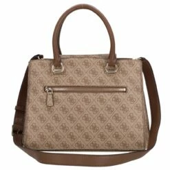 Guess Kurzgriff Tasche Noelle Girlfriend Satchel Latte Logo/brown -Aufbewahrungstasche Geschäft 0 1065120a576d95f 1280x1280