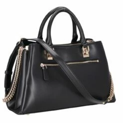 Guess Kurzgriff Tasche Eliette Logo Girlfriend Satchel Black -Aufbewahrungstasche Geschäft 0 1065c6b08bab22a 1280x1280