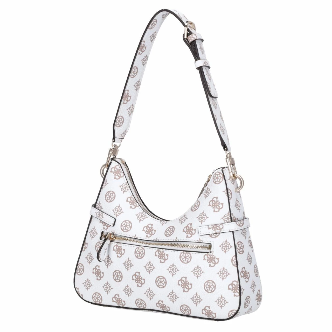 Guess Beuteltasche Loralee Hobo White Logo 12 Guess Beuteltasche Loralee Hobo White Logo – Bild 10