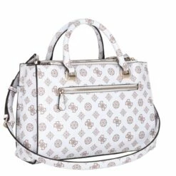 Guess Kurzgriff Tasche Loralee Status Satchel White Logo -Aufbewahrungstasche Geschäft 0 1065f231a64ccb4 1280x1280