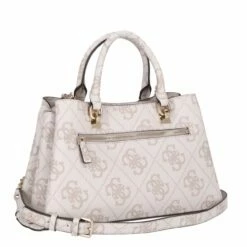 Guess Kurzgriff Tasche Eliette Logo Girlfriend Satchel Dove Logo -Aufbewahrungstasche Geschäft 0 1065f8c800c0be7 1280x1280