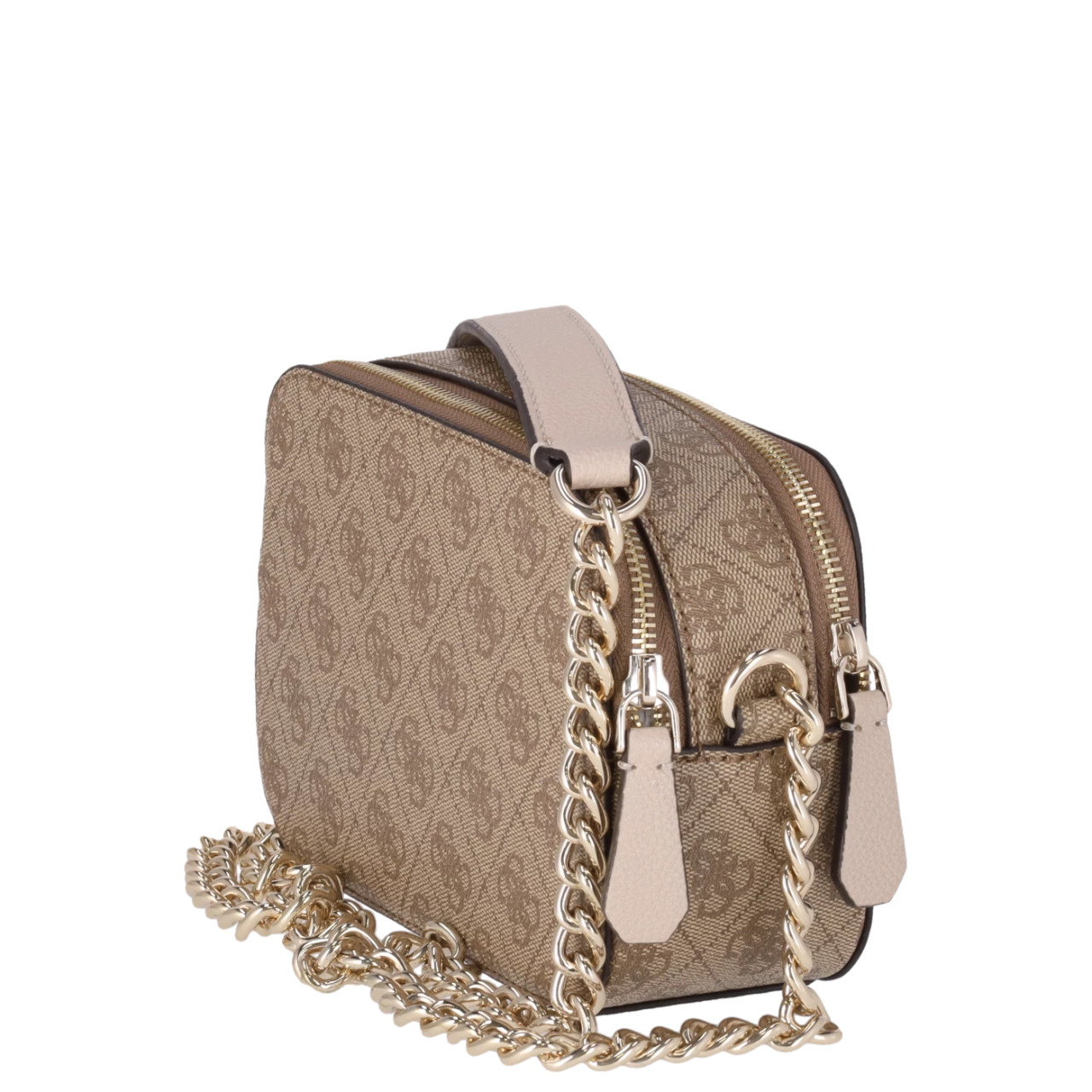 Guess Umhängetasche Noelle Crossbody Camerabag Latte Logo 13 Guess Umhängetasche Noelle Crossbody Camerabag Latte Logo – Bild 11