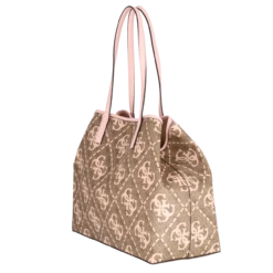 Guess Shopper Vikky Large Tote Latte Logo Pale Rose -Aufbewahrungstasche Geschäft 0 11640bb784e62a1 1280x1280