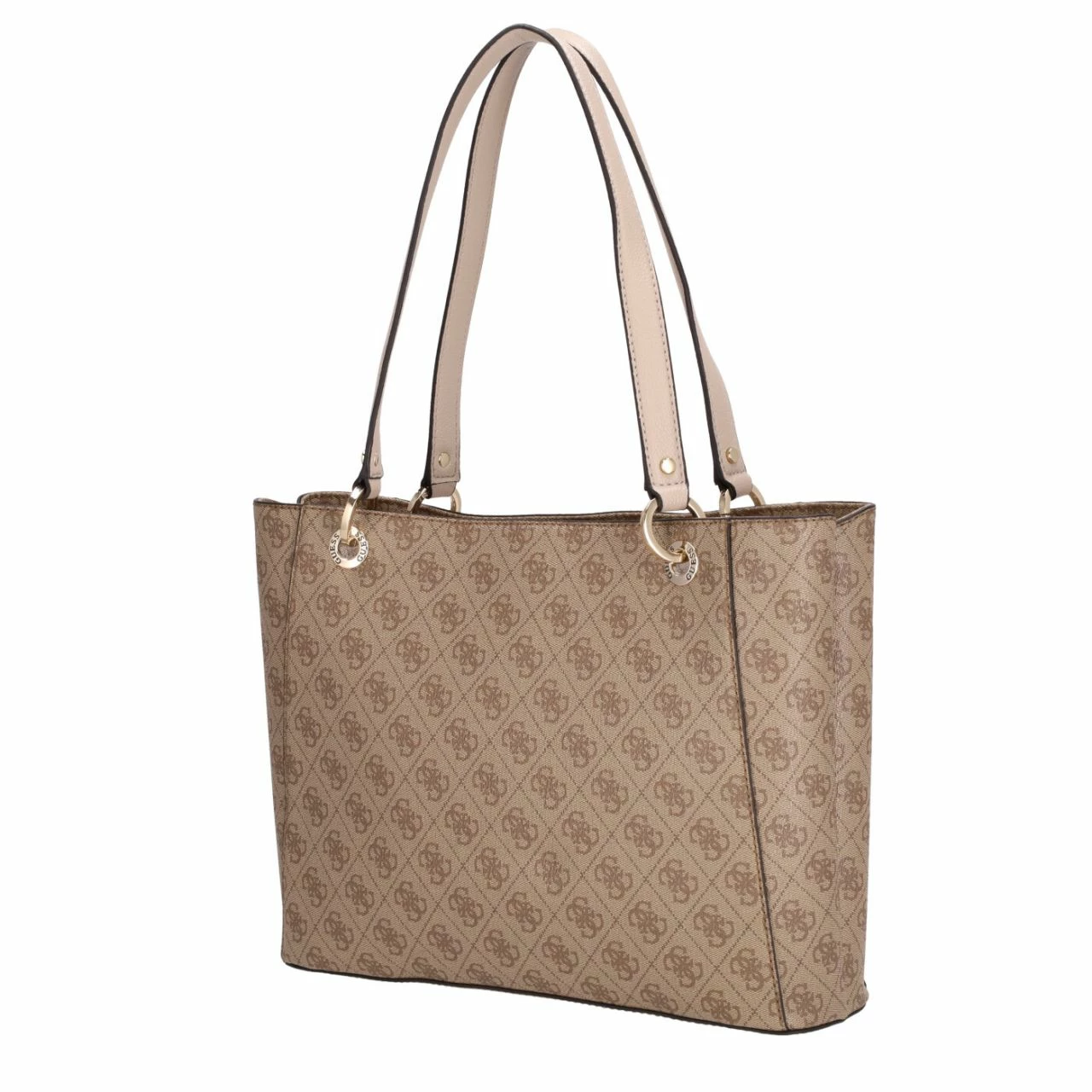 Guess Shopper Noelle Noel Tote Latte Logo 13 Guess Shopper Noelle Noel Tote Latte Logo – Bild 11