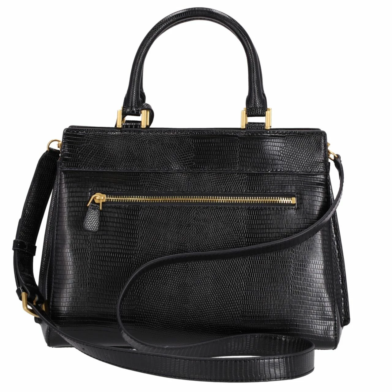 Guess Kurzgriff Tasche Katey Luxury Satchel Black 13 Guess Kurzgriff Tasche Katey Luxury Satchel Black – Bild 11