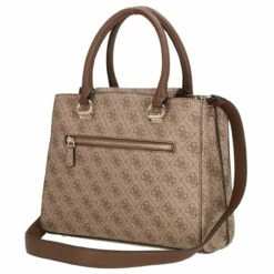Guess Kurzgriff Tasche Noelle Girlfriend Satchel Latte Logo/brown -Aufbewahrungstasche Geschäft 0 1165120a59e1fe9 1280x1280