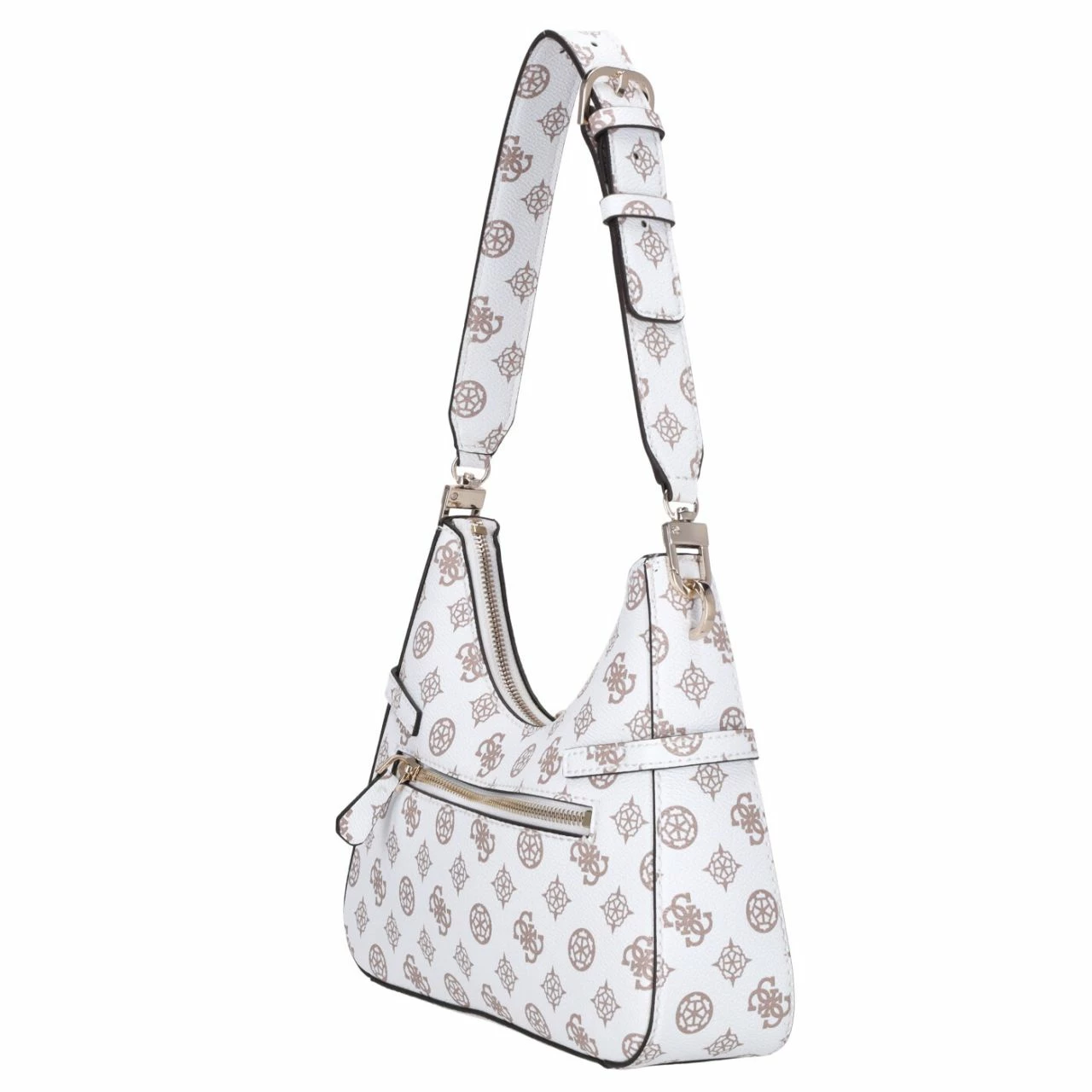 Guess Beuteltasche Loralee Hobo White Logo 13 Guess Beuteltasche Loralee Hobo White Logo – Bild 11