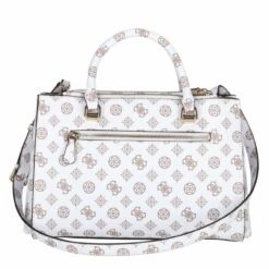 Guess Kurzgriff Tasche Loralee Status Satchel White Logo -Aufbewahrungstasche Geschäft 0 1165f231a8bfe86 1280x1280