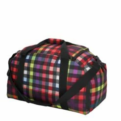 KENORADA Reisetasche Rainbow Duffle L 59l Muticolorcheck KR -Aufbewahrungstasche Geschäft 0 11 neu 3264794bf2da596 1280x1280